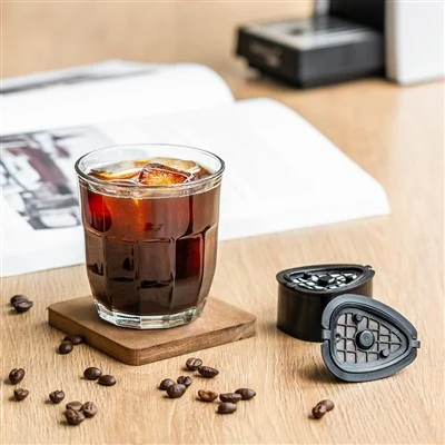 Portable NESTLEST 9662.62 Kafe Maker Kapsil Filtè Reutilizabl Grès Kafe Tea Net