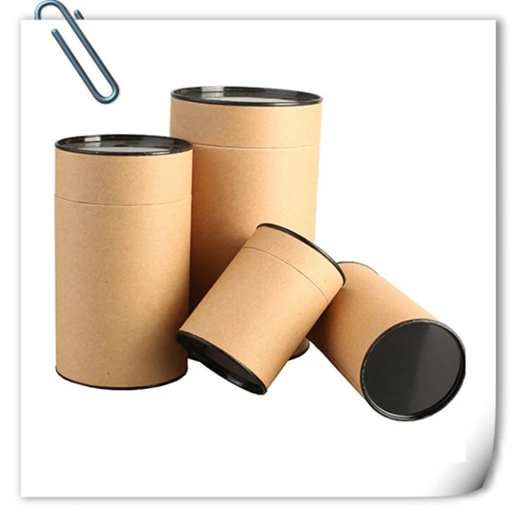 paper tea can cosmetic packaging paper tube coated