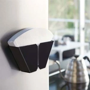V60 Magnet frijidè Kafe filtre papye etajè bwat baz pou fasil pran konsèvasyon