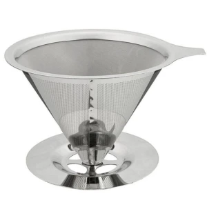 Nerjaveèi asye vide sou Kafe Dripper may Filtre Avèk Kanpe kanpe